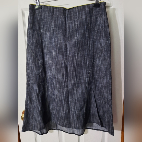 Vintage Limited Edition London Fog Denim High Low Skirt - Picture 1 of 9